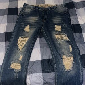 Denim rip jeans 34/34